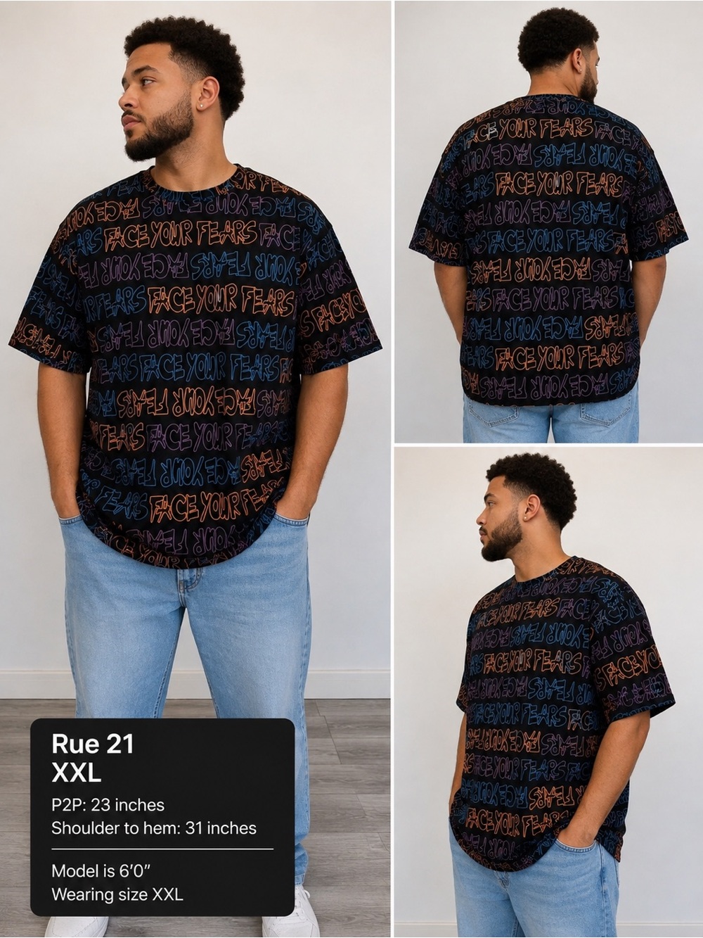 Rue21 Men’s/Unisex Graphic T-Shirt – XXL – NWT